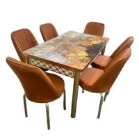 Plush Velvet Dining table set