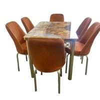 Plush Velvet Dining table set