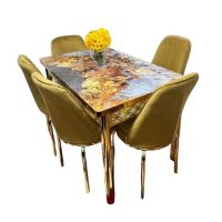 Plush Velvet Dining table set